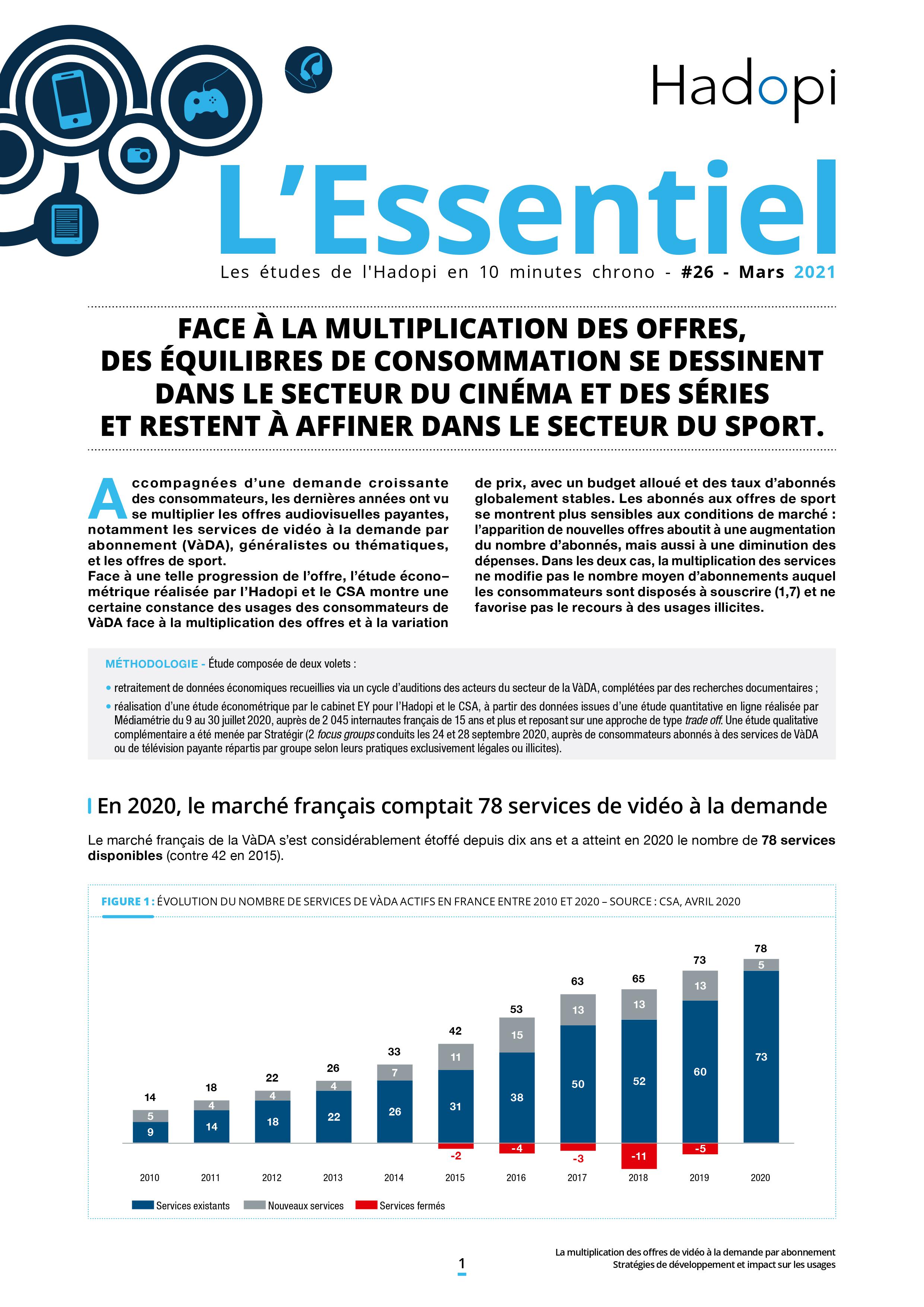 Page de couverture de l'Essentiel (nouvelle fenêtre)