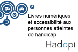 Livres numériques et accessibilité aux personnes atteintes de handicap, réalisé par l'Hadopi